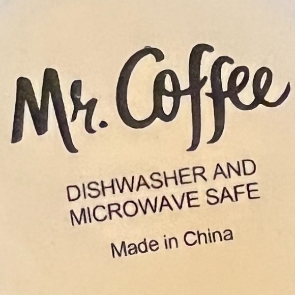 MR. COFFEE Embossed Coffee Break Ceramic Mug - Picture 7 of 7